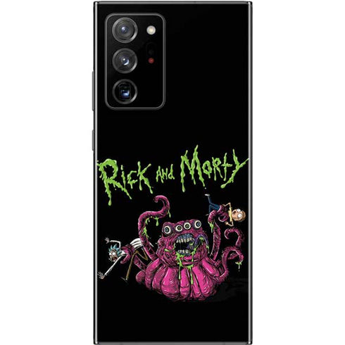 Adult Swim Rick and Morty Tentacle Attack Galaxy Note20 Ultra 5G Skin