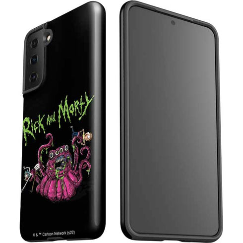 Adult Swim Rick and Morty Tentacle Attack Galaxy S21 FE Pro Case