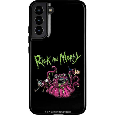 Adult Swim Rick and Morty Tentacle Attack Galaxy S22 Plus Pro Case