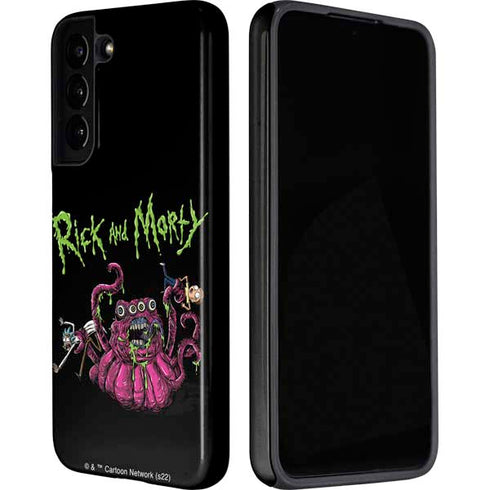 Adult Swim Rick and Morty Tentacle Attack Galaxy S22 Plus Pro Case