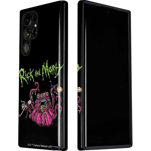 Adult Swim Rick and Morty Tentacle Attack Galaxy S22 Ultra Pro Case