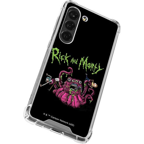Adult Swim Rick and Morty Tentacle Attack Galaxy S23 Clear Case