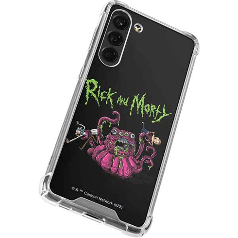Adult Swim Rick and Morty Tentacle Attack Galaxy S23 Plus Clear Case