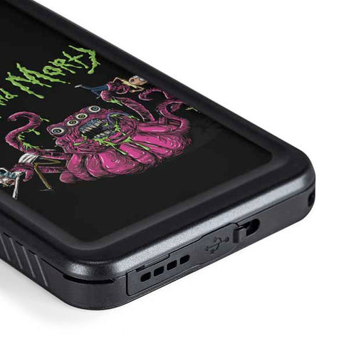 Adult Swim Rick and Morty Tentacle Attack Galaxy S23 Plus Waterproof Case