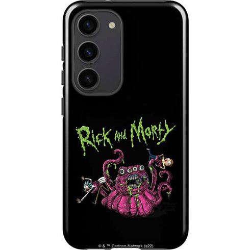 Adult Swim Rick and Morty Tentacle Attack Galaxy S23 Pro Case