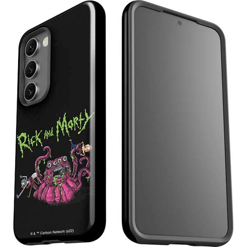 Adult Swim Rick and Morty Tentacle Attack Galaxy S23 Pro Case