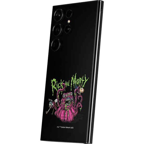 Adult Swim Rick and Morty Tentacle Attack Galaxy S23 Ultra Skin
