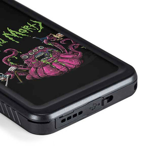 Adult Swim Rick and Morty Tentacle Attack Galaxy S23 Waterproof Case