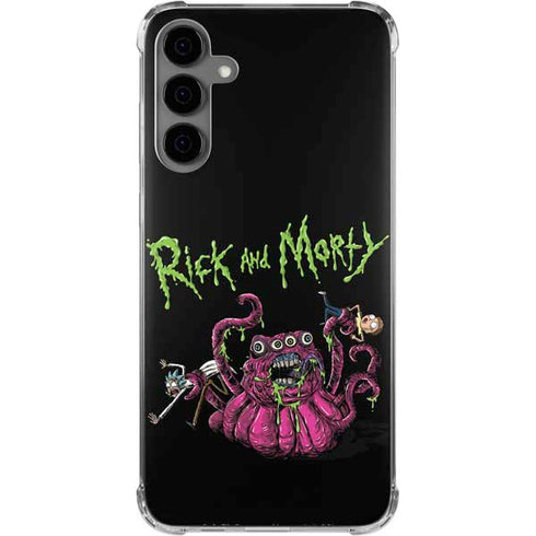 Adult Swim Rick and Morty Tentacle Attack Galaxy S24 Plus Clear Case