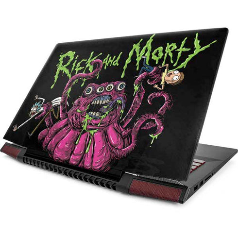 Adult Swim Rick and Morty Tentacle Attack Lenovo IdeaPad Skin