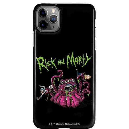 Adult Swim Rick and Morty Tentacle Attack iPhone 11 Pro Max Lite Case