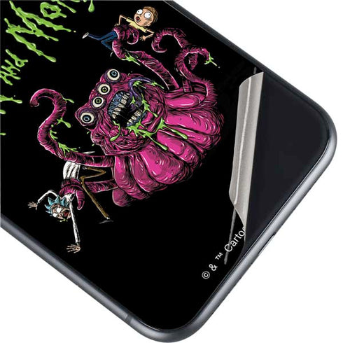 Adult Swim Rick and Morty Tentacle Attack iPhone 11 Skin