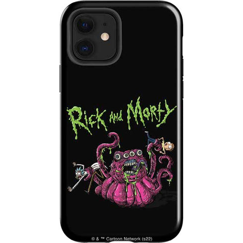 Adult Swim Rick and Morty Tentacle Attack iPhone 12 Impact Case