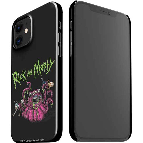 Adult Swim Rick and Morty Tentacle Attack iPhone 12 Mini Lite Case