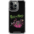 Adult Swim Rick and Morty Tentacle Attack iPhone 13 Pro Clear Case
