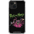 Adult Swim Rick and Morty Tentacle Attack iPhone 14 Plus Clear Case