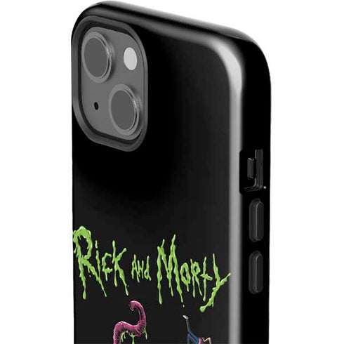 Adult Swim Rick and Morty Tentacle Attack iPhone 14 Impact Case