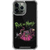 Adult Swim Rick and Morty Tentacle Attack iPhone 14 Pro Max Clear Case
