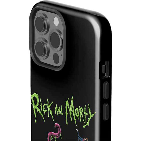 Adult Swim Rick and Morty Tentacle Attack iPhone 14 Pro Max Impact Case
