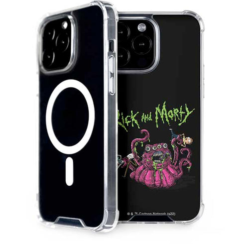 Adult Swim Rick and Morty Tentacle Attack iPhone 15 Pro Max MagSafe Case