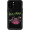 Adult Swim Rick and Morty Tentacle Attack iPhone 14 Pro Max Waterproof Case