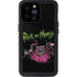 Adult Swim Rick and Morty Tentacle Attack iPhone 14 Pro Max Waterproof Case