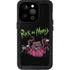 Adult Swim Rick and Morty Tentacle Attack iPhone 14 Pro Waterproof Case