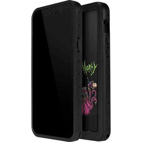 Adult Swim Rick and Morty Tentacle Attack iPhone 15 Plus Waterproof Case