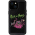 Adult Swim Rick and Morty Tentacle Attack iPhone 15 Waterproof Case