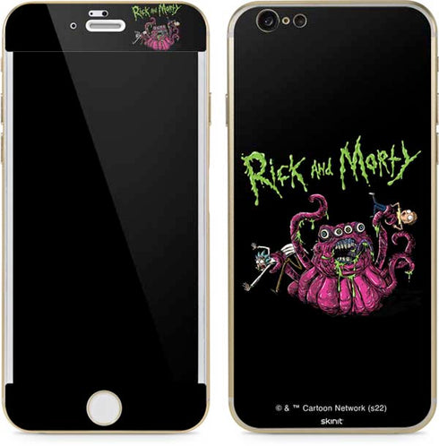 Adult Swim Rick and Morty Tentacle Attack iPhone 6/6s Skin