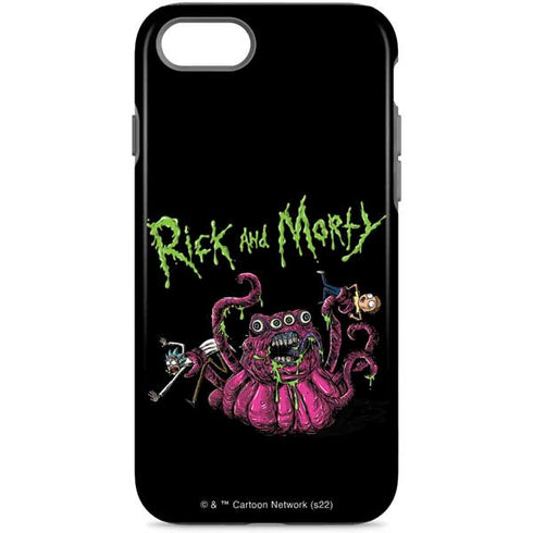 Adult Swim Rick and Morty Tentacle Attack iPhone 8 Pro Case