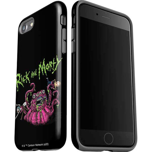 Adult Swim Rick and Morty Tentacle Attack iPhone SE (2nd & 3rd Gen) Pro Case