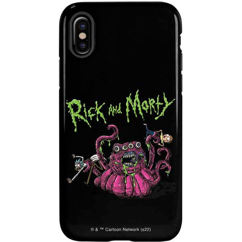 Adult Swim Rick and Morty Tentacle Attack iPhone X Pro Case