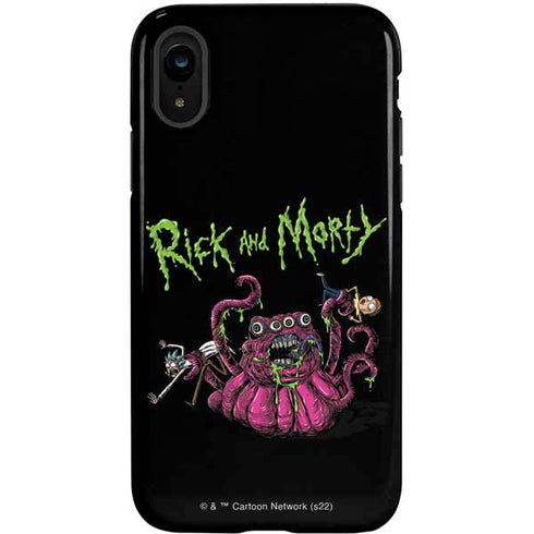 Adult Swim Rick and Morty Tentacle Attack iPhone XR Pro Case