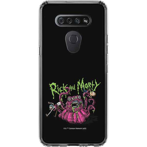 Adult Swim Rick and Morty Tentacle Attack LG K51/Q51 Clear Case