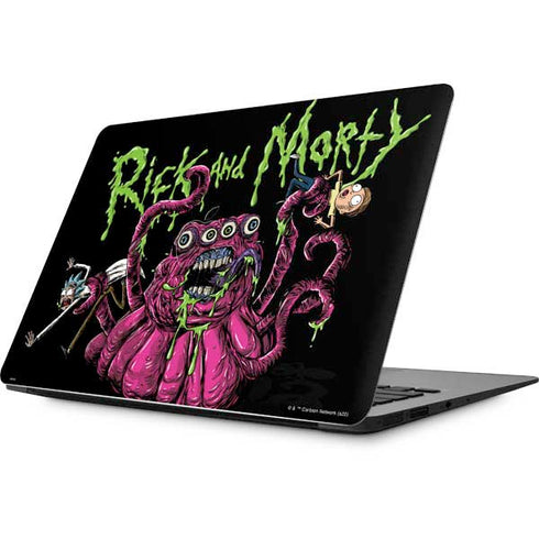 Adult Swim Rick and Morty Tentacle Attack Apple MacBook Skin