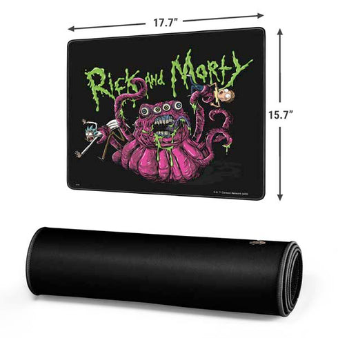 Adult Swim Rick and Morty Tentacle Attack Gaming Mouse Pad