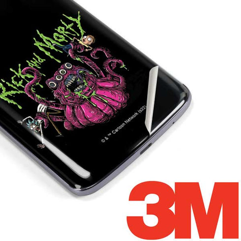 Adult Swim Rick and Morty Tentacle Attack Moto E5 Plus Skin