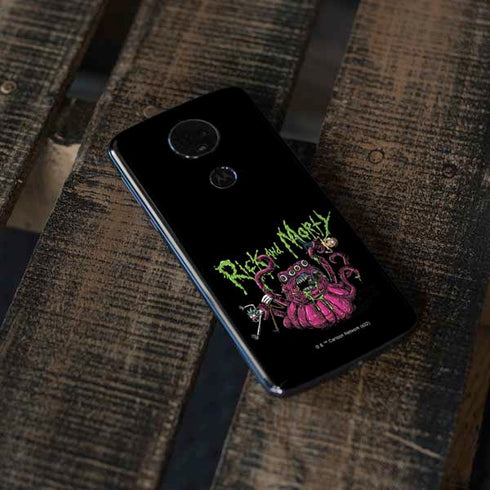 Adult Swim Rick and Morty Tentacle Attack Moto E5 Plus Skin