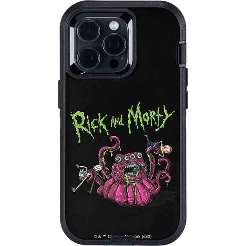 Adult Swim Rick and Morty Tentacle Attack Otterbox Defender iPhone Skin