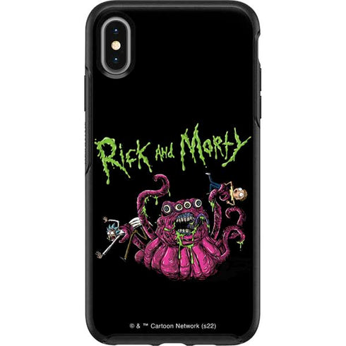 Adult Swim Rick and Morty Tentacle Attack Otterbox Symmetry iPhone Skin