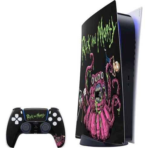 Adult Swim Rick and Morty Tentacle Attack PS5 Digital Edition Bundle Skin