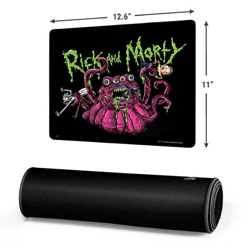Adult Swim Rick and Morty Tentacle Attack Gaming Mouse Pad