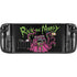 Adult Swim Rick and Morty Tentacle Attack Steam Deck Handheld Gaming Computer Skin