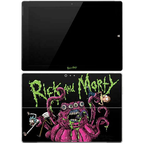 Adult Swim Rick and Morty Tentacle Attack Surface Pro 3 Skin