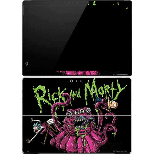 Adult Swim Rick and Morty Tentacle Attack Surface Pro 4 Skin