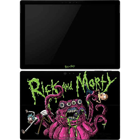Adult Swim Rick and Morty Tentacle Attack Surface Pro 6 Skin