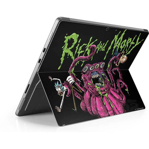 Adult Swim Rick and Morty Tentacle Attack Surface Pro 8 Skin