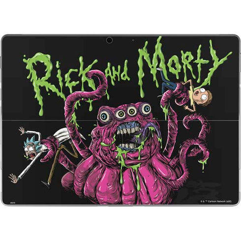 Adult Swim Rick and Morty Tentacle Attack Surface Pro 9 Skin