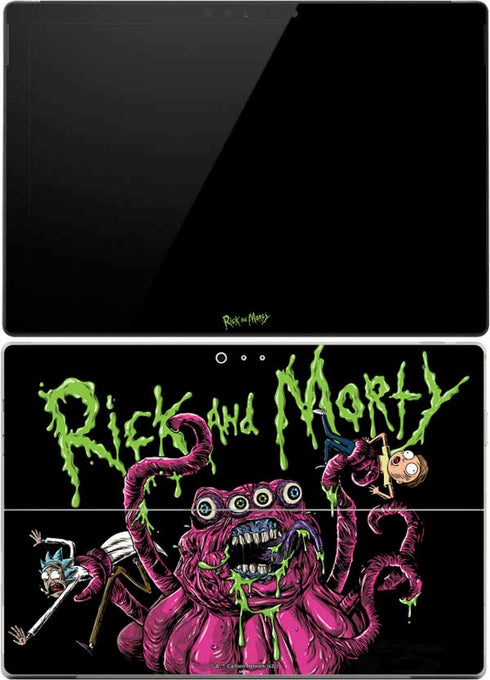 Adult Swim Rick and Morty Tentacle Attack Surface Pro (2017) Skin